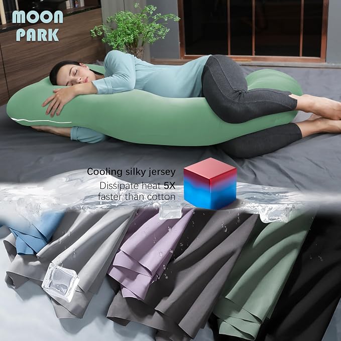 MOON PARK Pregnancy Pillows for Sleeping - Image 3