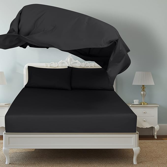 Royale Linens 2 Pack Bulk Flat Sheet Set - Image 2