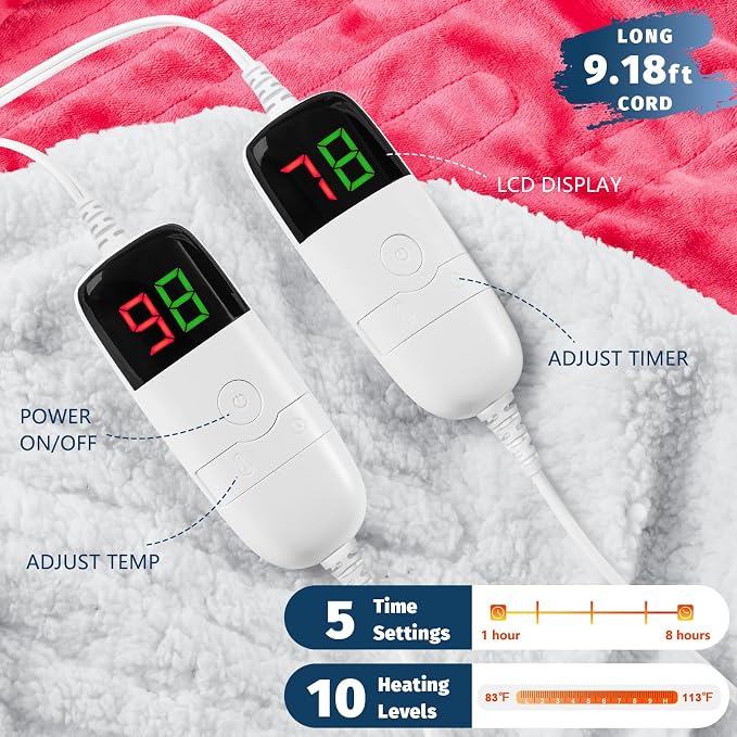 Heated Electric Blanket King Size - Image 3
