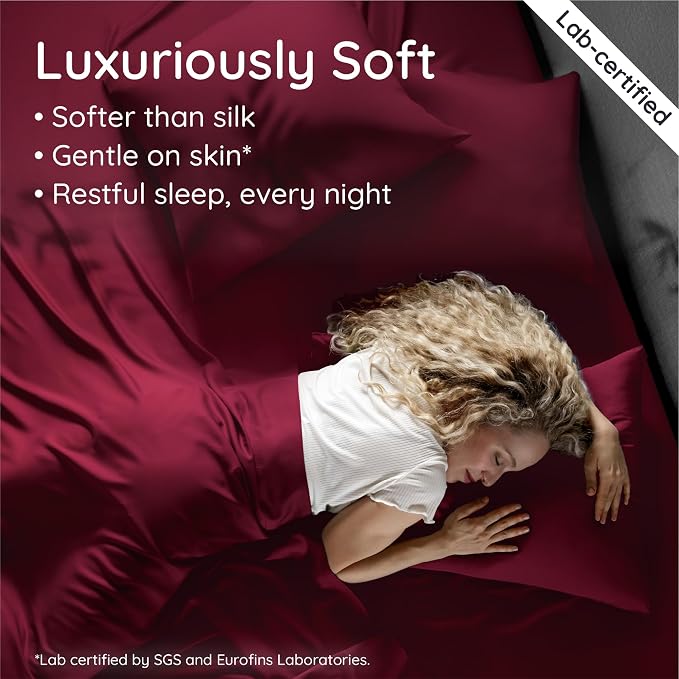 Bambaw 100% Viscose Derived from Bamboo King Size Sheet Set - Image 4