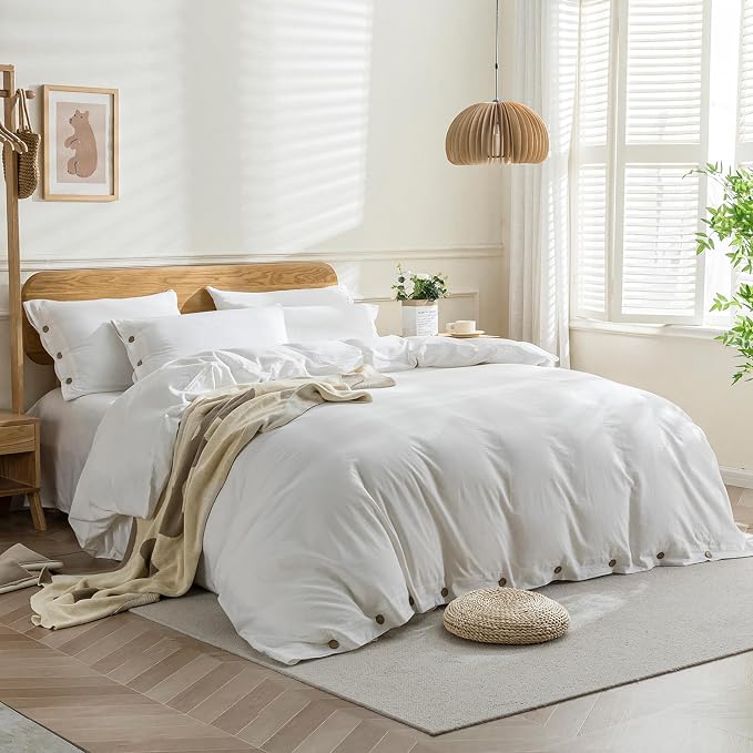 JELLYMONI Cotton Duvet Cover Twin XL Size - Image 3