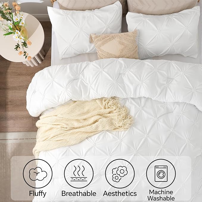 BEDELITE White King Size Comforter Set - Image 4