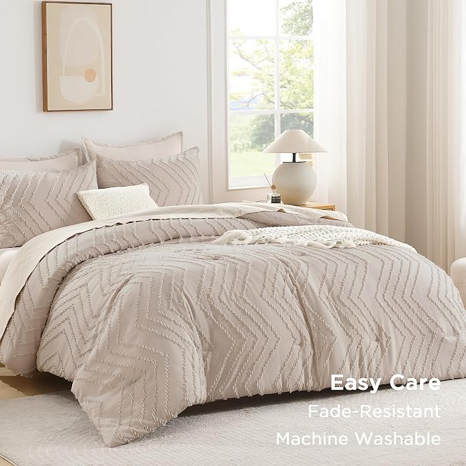 Andency Linen Twin/Twin XL Comforter Set, Twin Bed Comforter - Image 3