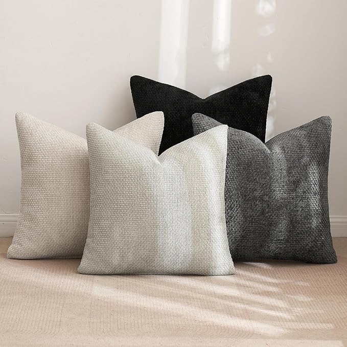MIULEE Pack of 4 Halloween Couch Throw Pillow Covers 20x20 Inch Neutral - Image 4