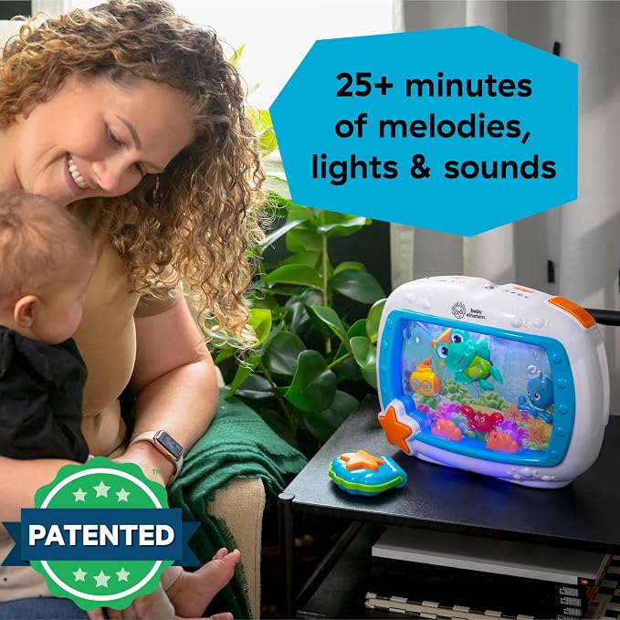 Baby Einstein Sea Dreams Soother Musical Crib Toy and Sound Machine, Newborn - Image 2