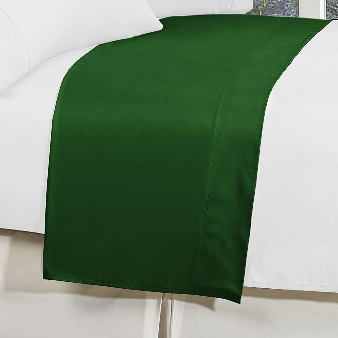 Elegant Comfort Premium Hotel Quality 1-Piece Flat Sheet, Luxury and Softest - Image 4