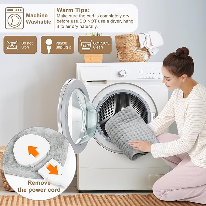 Deepsoon Heating Pad, Electric Heating Pads - Image 6