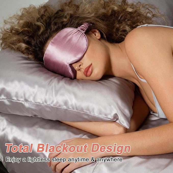 VOCOSTE 22 Momme Pure Silk Sleep Mask - Image 4