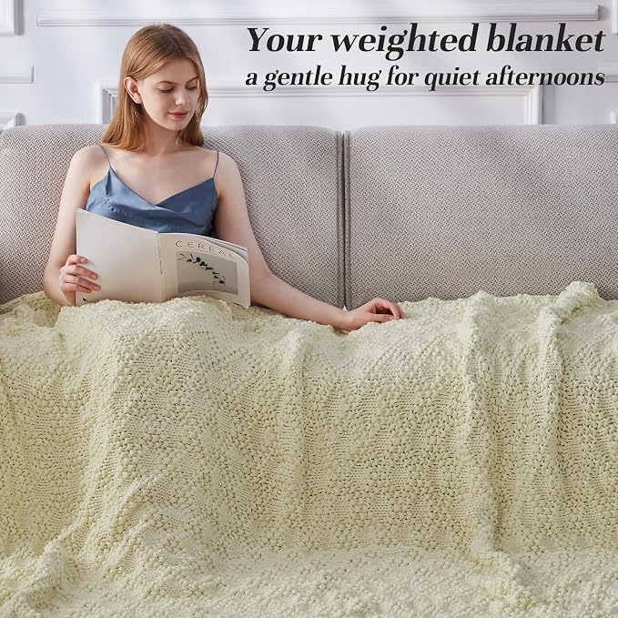 Anysay Knitted Weighted Blanket - Image 2