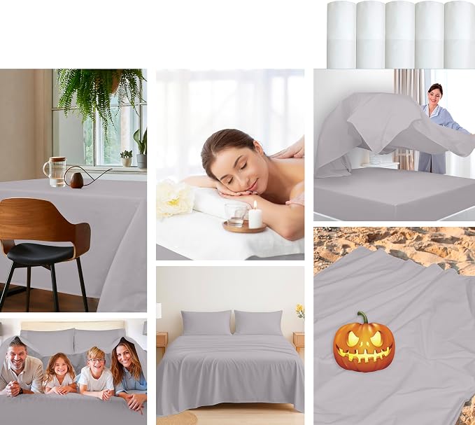 Royale Linens 100% Organic Cotton King Flat Sheet Only - Image 8