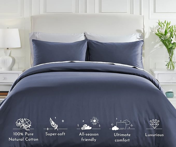 California Design Den Oversized King Duvet Cover Cotton Only - Image 8
