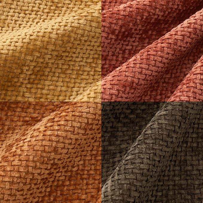 MIULEE Pack of 4 Orange/Yellow Couch Throw Pillow Covers 18x18 Inch Halloween - Image 6