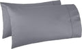 Amazon Basics 400 Thread Count 100% Cotton Pillow Cases, Sateen Weave, Dark Gray by AmazonBasics