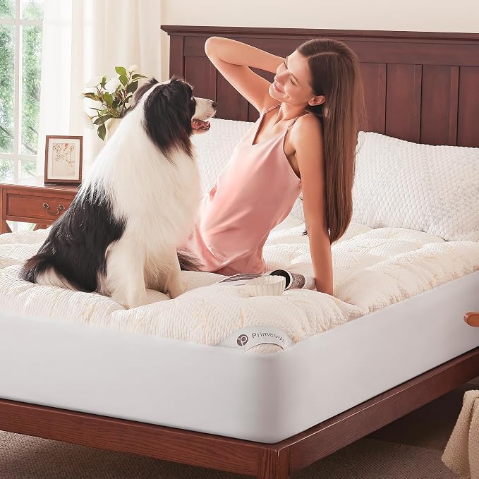 PRIMESOFT Twin Size Mattress Topper, Thick Pillow Top Mattress Pad，Up to 21 - Image 7