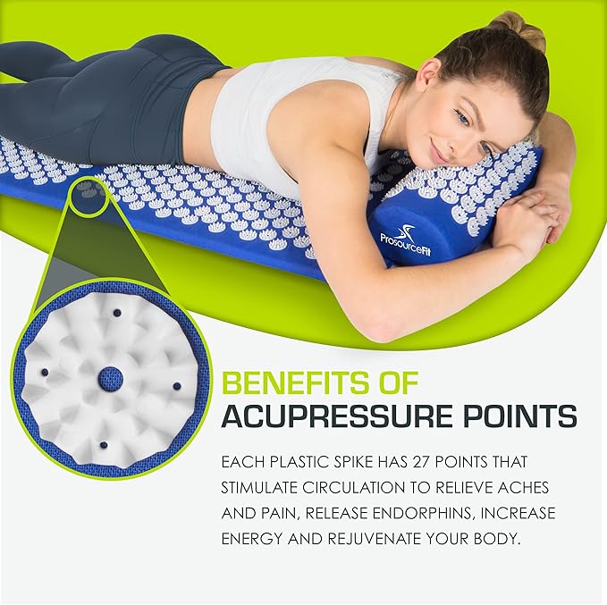 ProsourceFit Acupressure Mat and Pillow Set - Image 3
