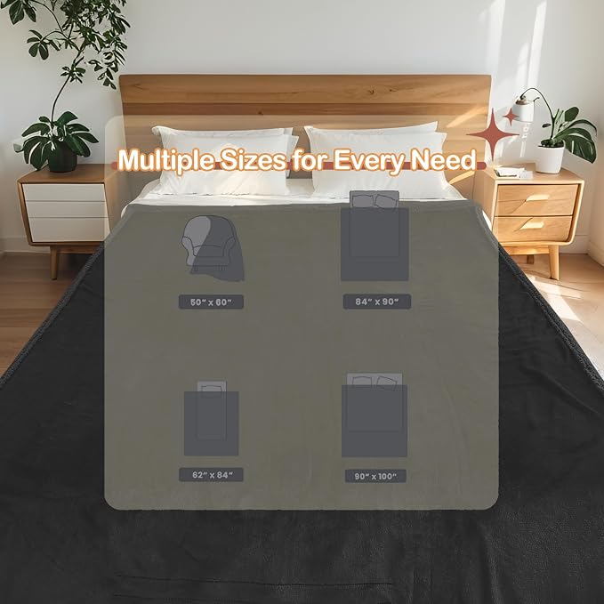 Electric Heated Blanket Full Size 72" x 84" - Image 8