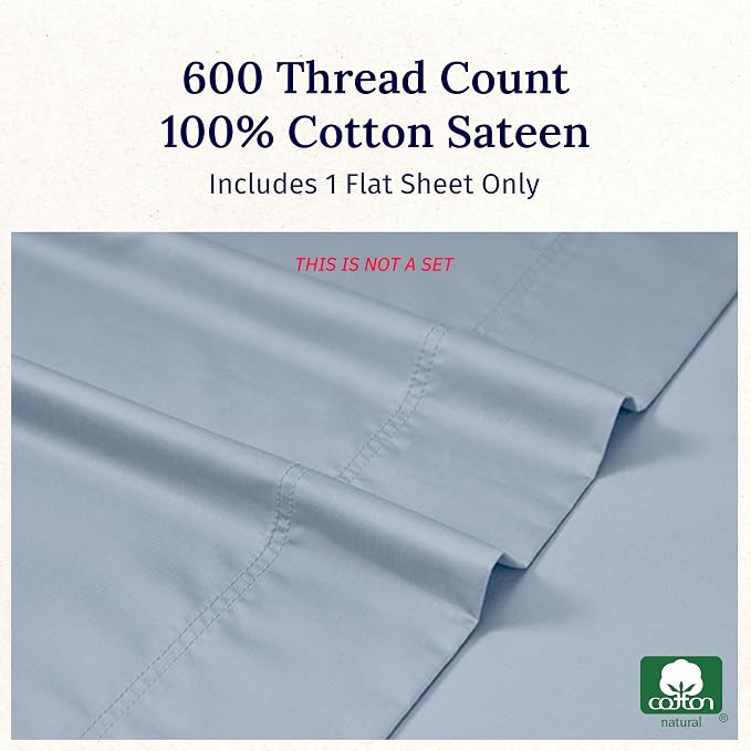 California Design Den King Size Flat Sheet Only - Image 5