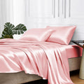 MR&HM Satin Bed Sheets, King Size Sheets Set by MRHM