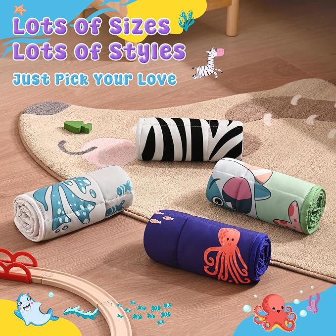 anfie Weighted Lap Pad 2 Pounds, Weighted Blanket Kids Cooling Blanket - Image 6