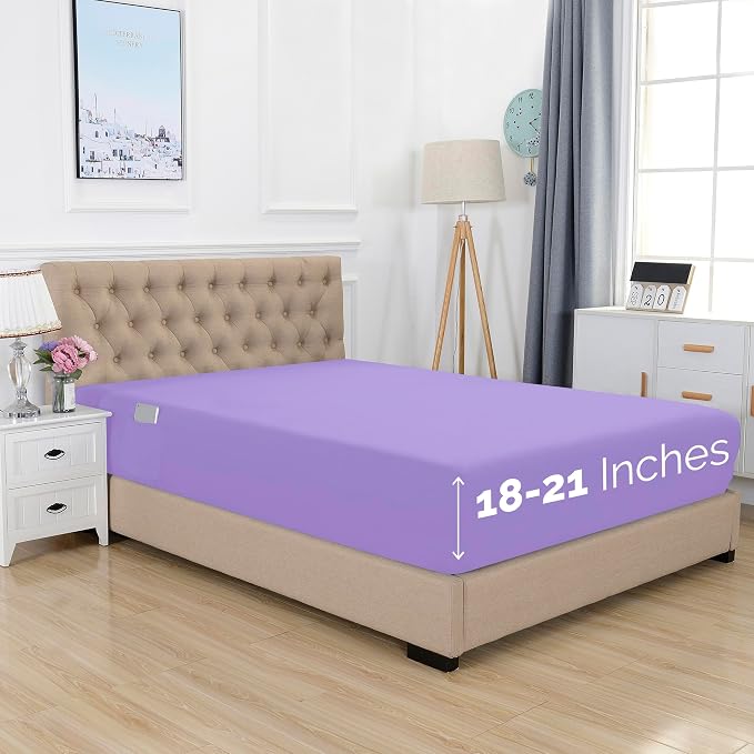 Elegant Comfort 1500 Premium Hotel Quality 18-21 Inches Deep by ELEGANTCOMFORT