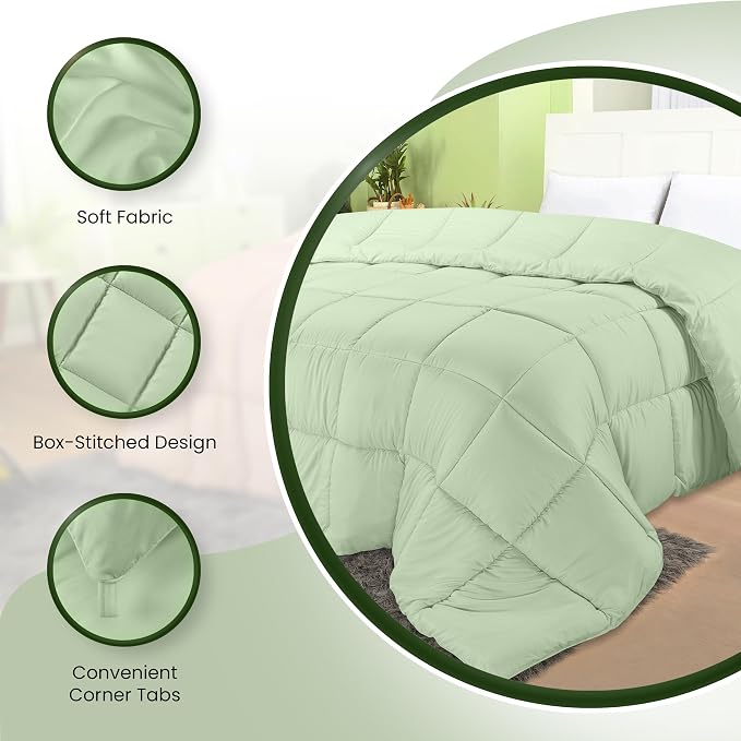 Utopia Bedding Comforters Twin Size, All Season Duvet Insert, Down Alternative - Image 6