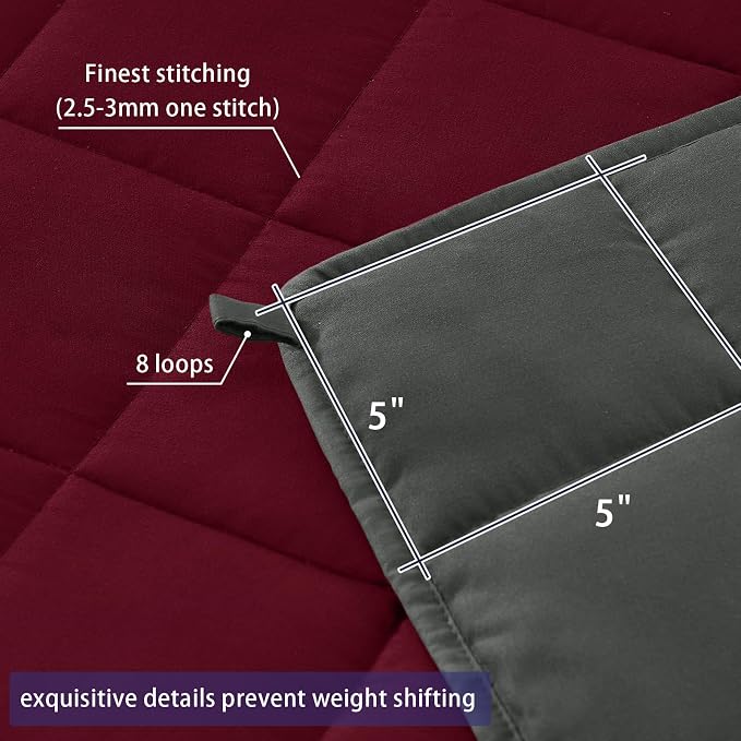 yescool Weighted Blanket for Adults Cooling Heavy Blanket for Sleeping Perfect - Image 4
