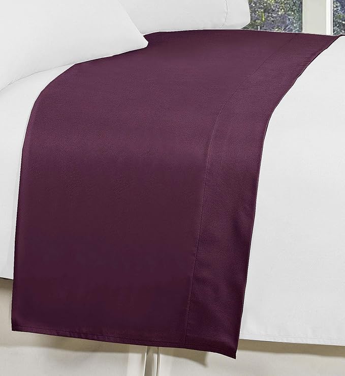 Elegant Comfort Premium Hotel Quality 1-Piece Flat Sheet, Luxury and Softest - Image 4