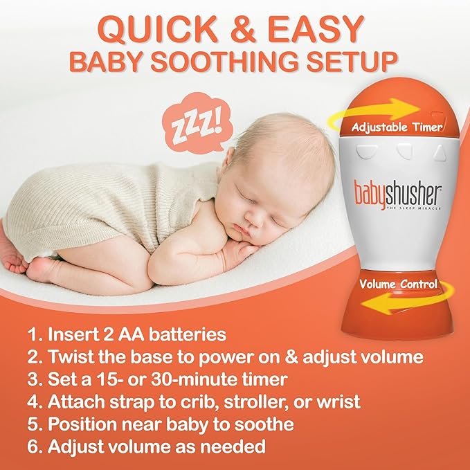 Baby Shusher Portable Sleep Sound Machine – Gift Box Edition, Travel Friendly - Image 6