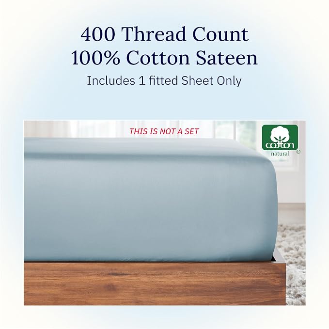 California Design Den Fitted Sheet Queen - Image 3