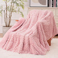 Super Fuzzy Soft Fleece Sherpa Weighted Blanket 15 lbs by EazfyPro