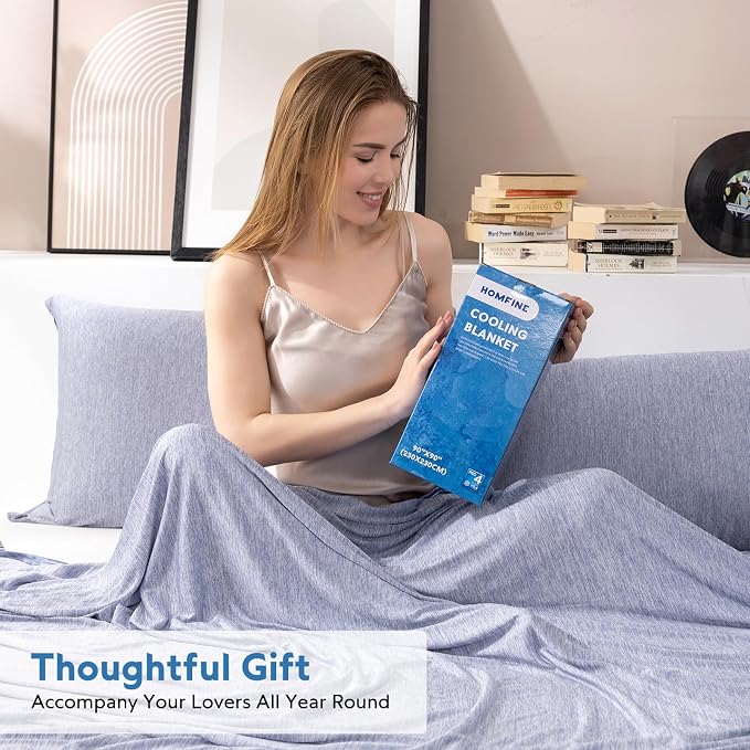 HOMFINE Cooling Blankets for Hot Sleepers - Image 7
