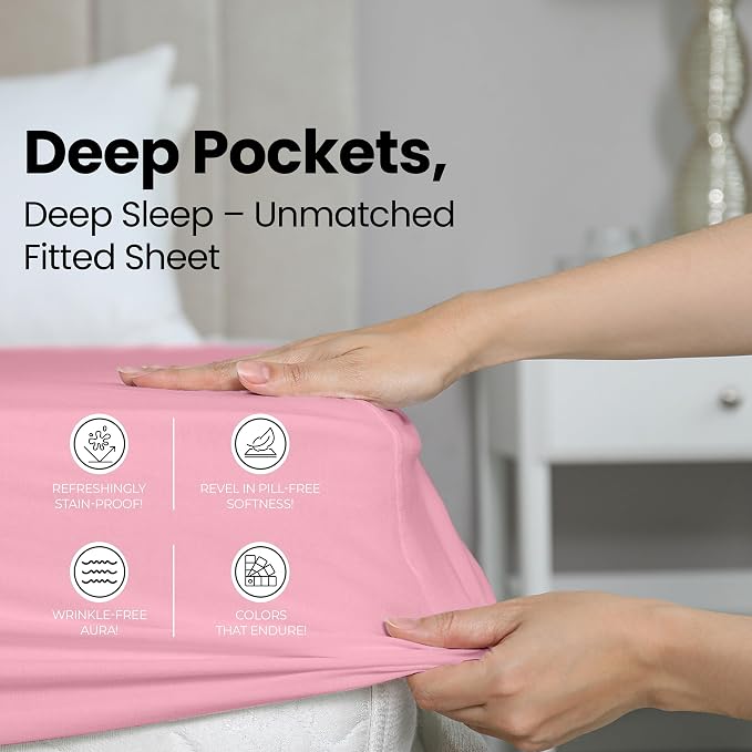 Utopia Bedding Queen Fitted Sheet - Image 4