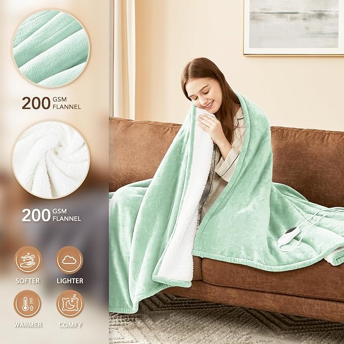 Homemate Electric Heated Blanket King Size - Image 2