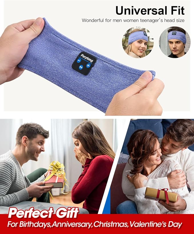 Perytong Sleep Headphones Wireless, Air Travel, Meditation - Image 8