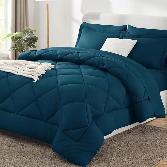 CozyLux Full Size Comforter Sets Lyons Blue by CozyLux