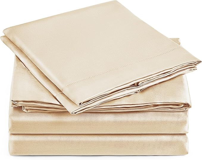 Love's cabin Full Size Satin Sheet Sets by Lovescabin