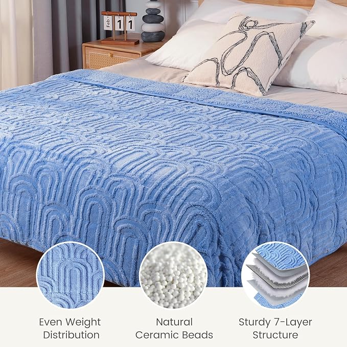 Sherpa Fleece Adult Weighted Blanket Great - Image 5