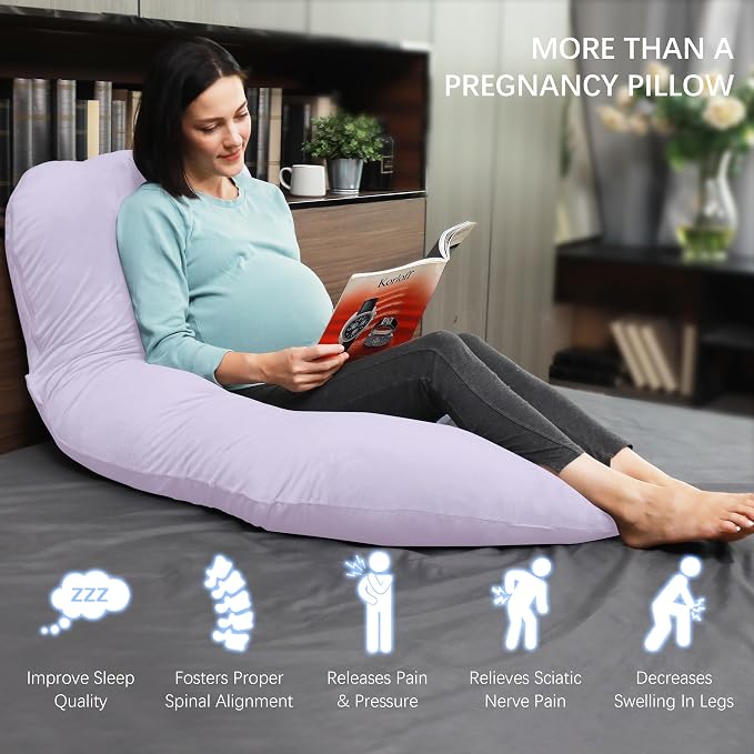 MOON PARK Pregnancy Pillows for Sleeping - Image 4