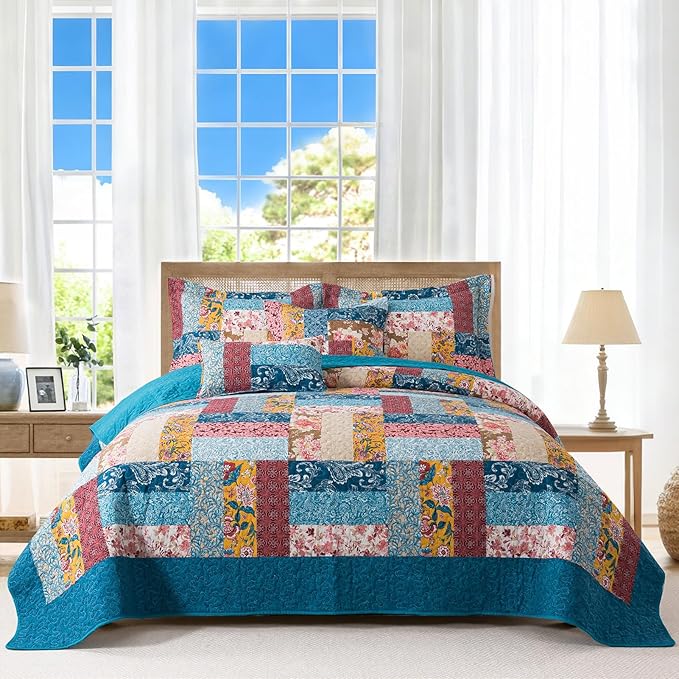 BEDIFANY Cotton King Quilt Set by BEDIFANY