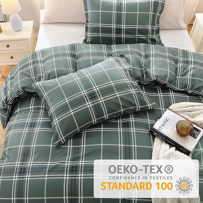 MUXHOMO Duvet Cover King Size Floral Duvet Cover Set - Image 2