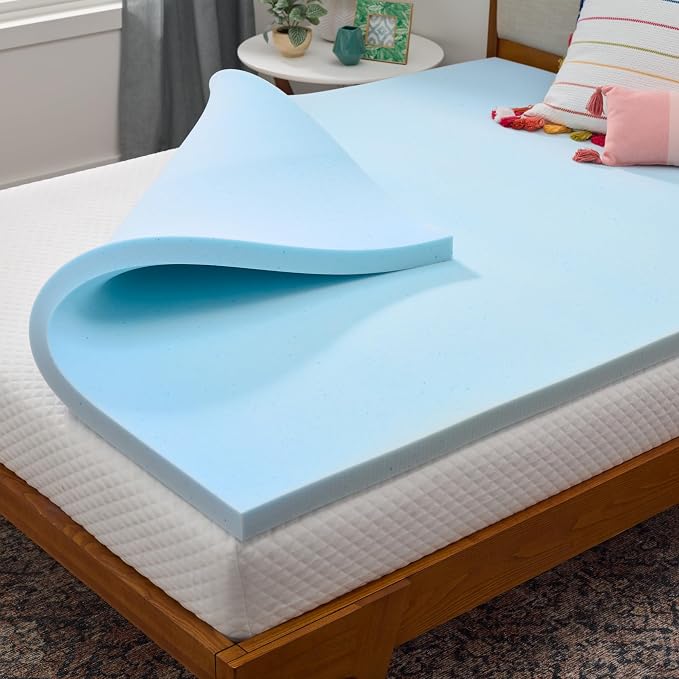Linenspa Memory Foam Mattress Topper, Queen Size by Linenspa
