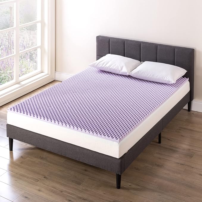 Best Price Mattress 1.5 Inch Egg Crate Memory Foam Mattress Topper - Image 2