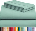 LuxClub 4 PC Queen Sheet Set, Breathable Luxury Bed Sheets, Deep Pockets 18" by LuxClub