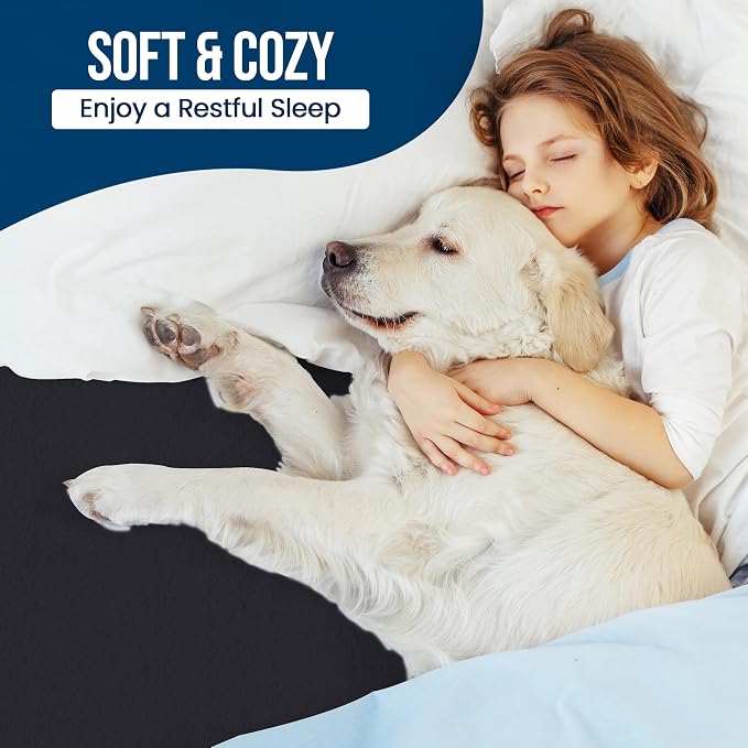 Full Size Mattress Protector Waterproof, Premium 200 GSM Terry Mattress Cover - Image 5