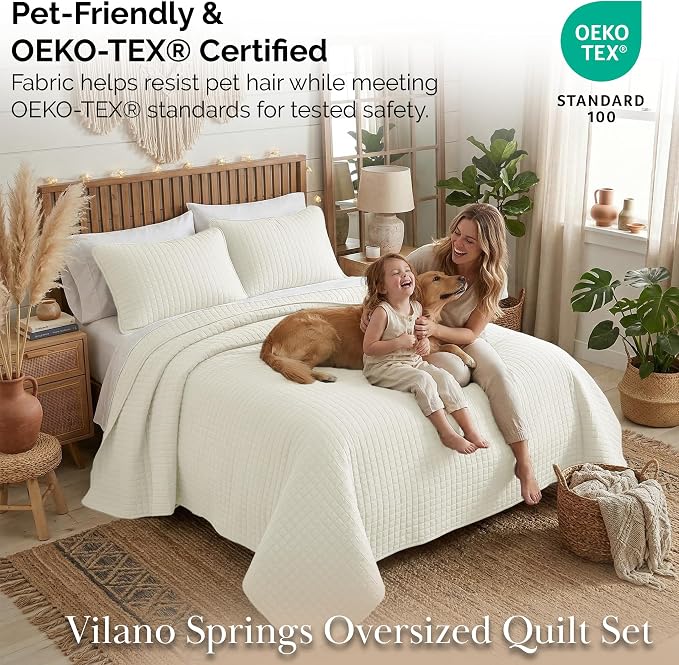 Southshore Fine Living, Inc. Full/Queen Size Quilt Bedding Set, Wrinkle-Free - Image 6
