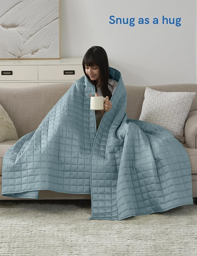 YnM King Size Cooling Weighted Blanket - Image 4