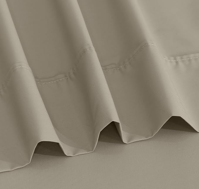 RUVANTI 100% Cotton Sheets – King Size Percale Bedding, Cooling & Breathable - Image 8