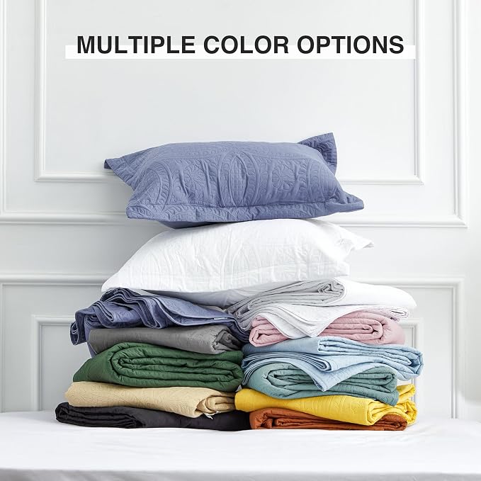Love's cabin Quilts for Queen Bed White Bedspreads - Image 7