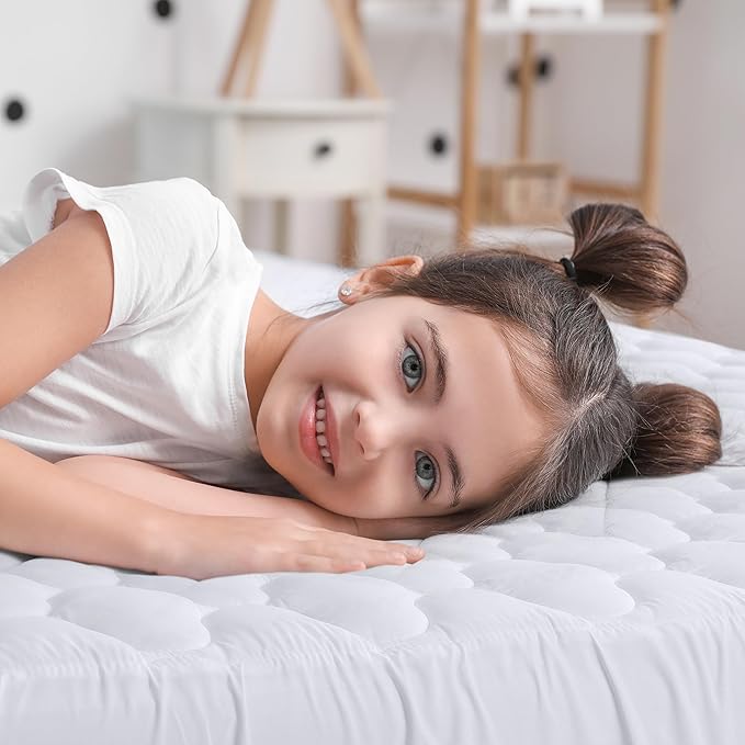 Utopia Bedding Waterproof Mattress Protector, Twin Mattress Pad, Quilted Fitted - Image 9