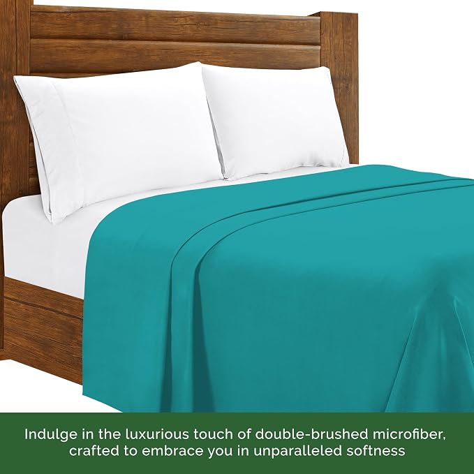 Luxury Flat Sheet on Amazon Elegant Comfort Wrinkle-Free 1500 Premier Hotel - Image 5